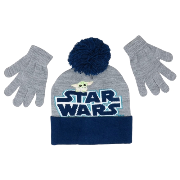 Hat The Mandalorian Grogu In The Crib Beanie Grey